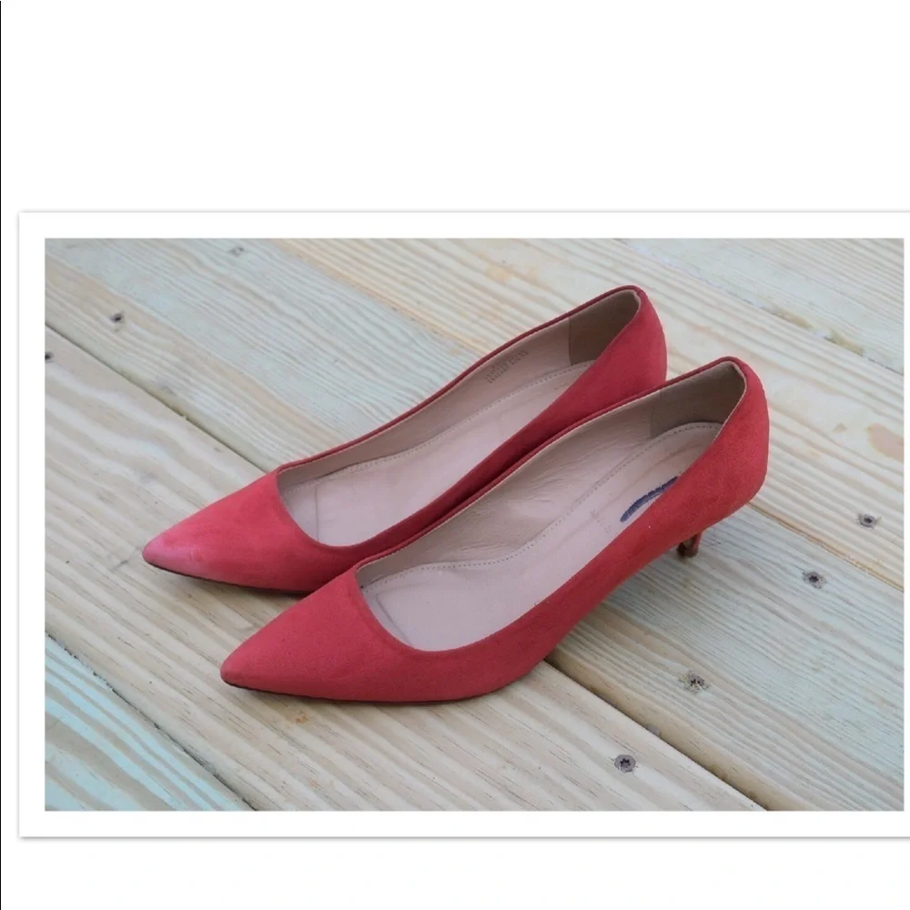J. Crew suede pumps